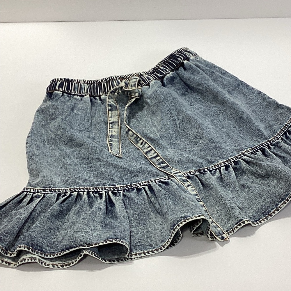 Promesa Denim Ruffle Skirt S